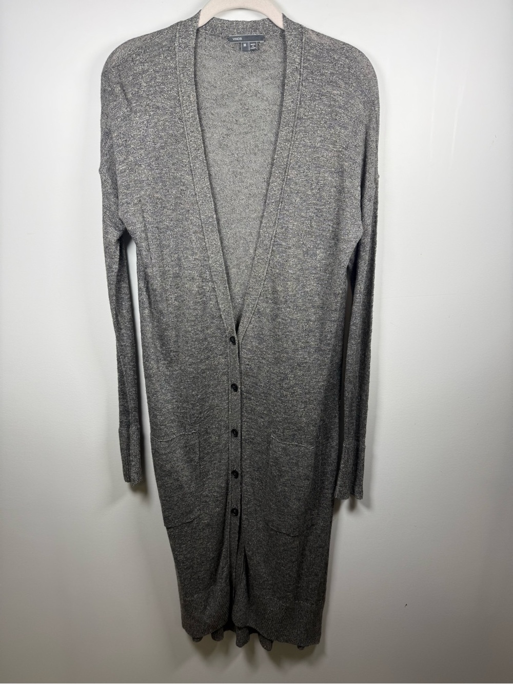 VINCE | Grey Long Cardigan Size M